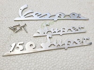 Escudo «Piaggio» Hexagonal Cascada Etc. Aluminio Autoadhesivo 25 X