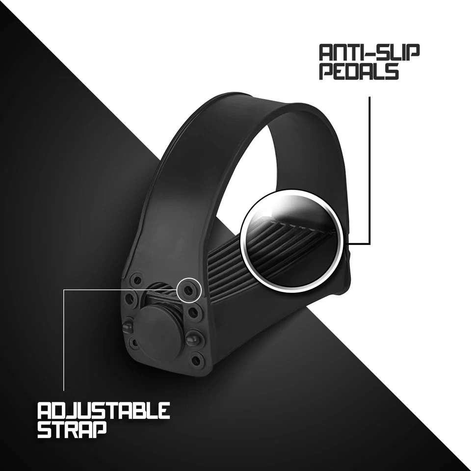 Mini cyclette pieghevole, pedaliera regolabile con display LCD - Immagine 3 di 4