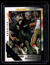 1992 WILD CARD 5 STRIPE HOWIE LONG RAIDERS