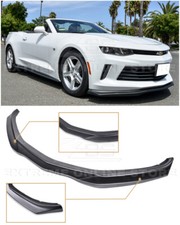 Eos T6 Style Black Front Bumper Lower Lip Splitter For 16-18 Camaro Rs Lt Ls