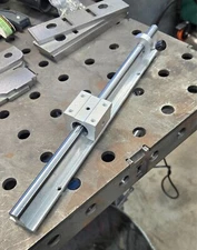 Liner Welding Positioner Ballbearing Slide Makes straight welds EASY!