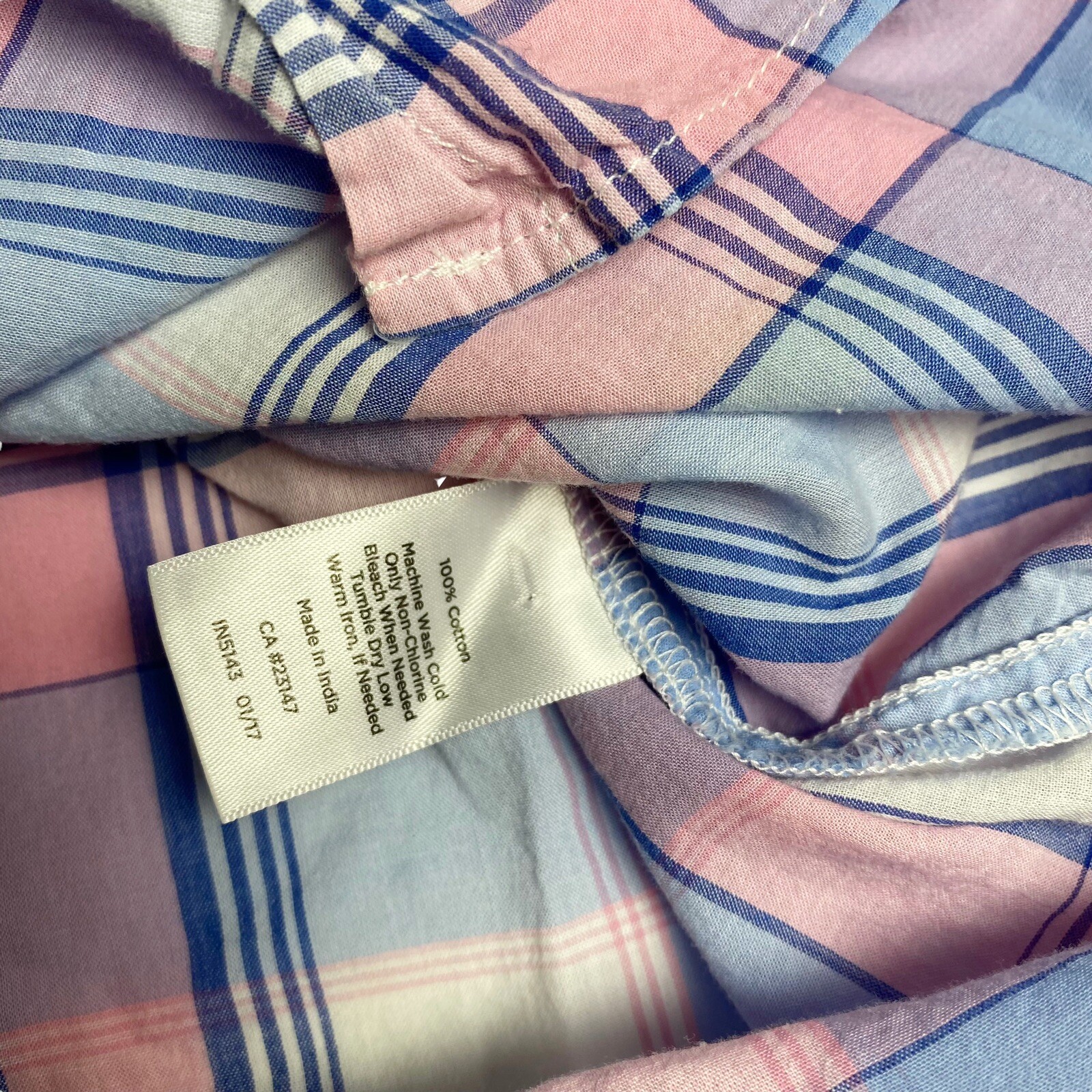 Talbots Plaid Ruffle Button Down Cottagecore Shir… - image 8