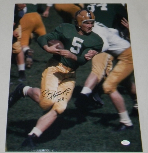 Paul Hornung Autographed Signed Notre Dame Fighting Irish NOTRE DAME IRISH 16x20 PHOTO JSA 