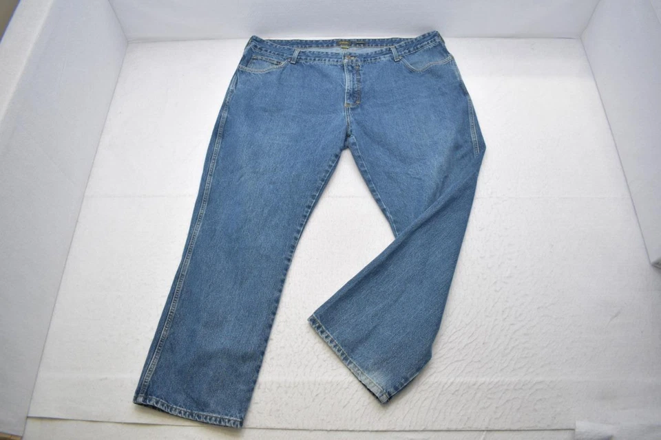 Cabelas Classic Fit Straight Rugged Blue Denim Jeans Mens Size 46 x 32 - Image 2 of 4