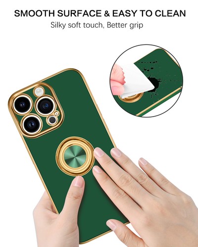 For iPhone 15 14 13 12 11 Pro Max Shockproof Kickstand Ring Rugged Case Cover - Picture 14 of 199