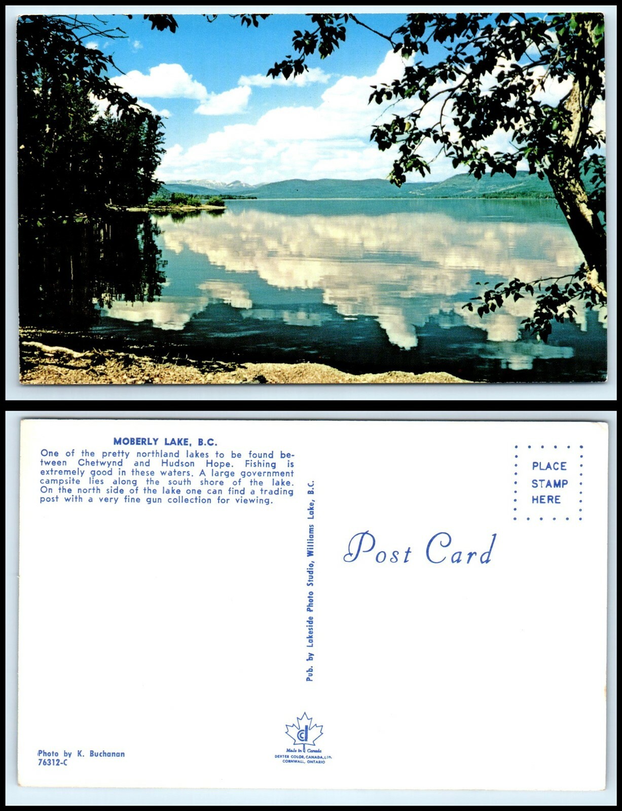 CANADA Postcard British Columbia, Moberly Lake AG eBay