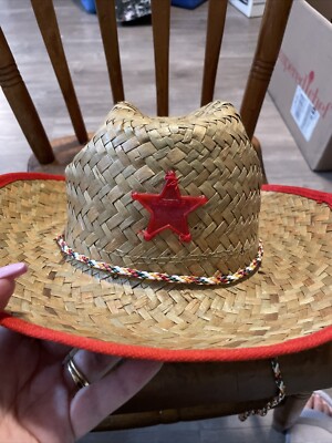 Vintage Children's Western Straw Costume Cowboy/Cowgirl Sheriff