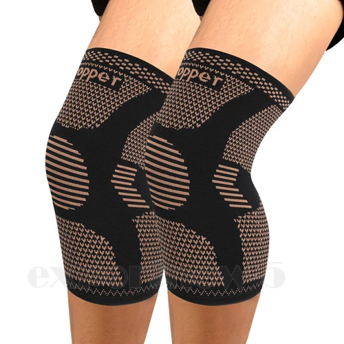 Elastic Knee Sleeve Support Brace for Joint Pain Injury Sprain Knee Cap Compress - Picture 44 of 66