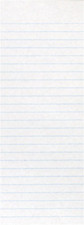 Spelling Slips - 3 1/2 X 8 1/2 Inches - Ream of 500 - White - 085322