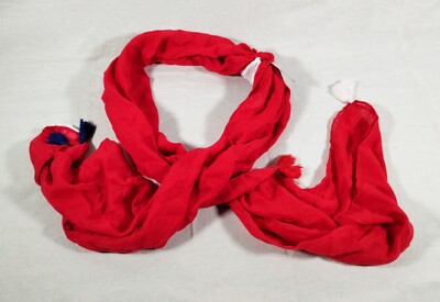 IQ Accessories Inc Women's Scarf Red With Tassels NWT
