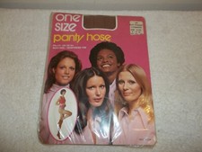 Vtg New McCrory Nylon Pantyhose Cinnamon One Size 5'-5'8" 100-150 Lbs