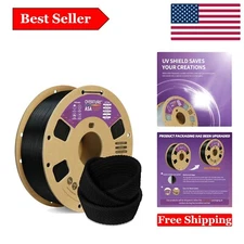 Durable 1.75mm ASA Filament 1kg Black - Perfect for Functional Prints Outdoors