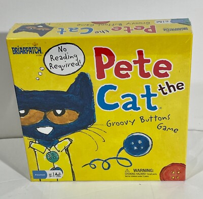 Pete The Cat Groovy Buttons Board Game NEW SEALED