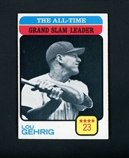 Lou Gehrig 1973 Topps 