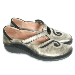 NAOT Womens Matai Gold Black Mary Jane Shoes Size 38 US7 | eBay