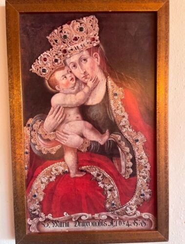 Bild ❤️Heilige Gnadenbild Religion Maria Hilf Amberg Madonna Jesus sakral alt - Bild 1 von 5