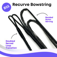 Recurve Traditional Archery Bowstring - Endless Loop - B55 Dacron 