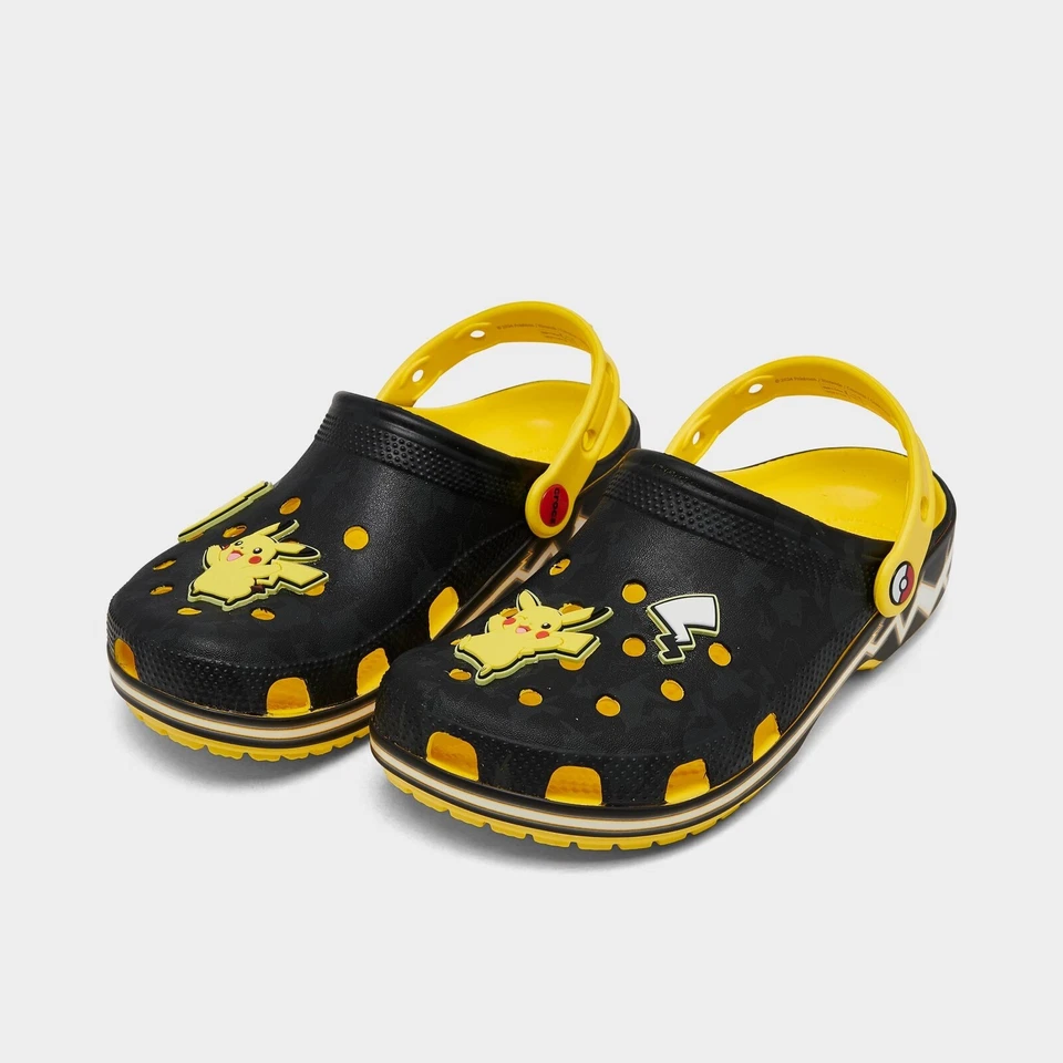 NUEVO EN CAJA/NUEVO CON ETIQUETAS Zapatos Zueco Clásicos Crocs x Pokemon Pikachu para Niños J1 J2 J3 J4 J5 J6 Foto 2 de 4