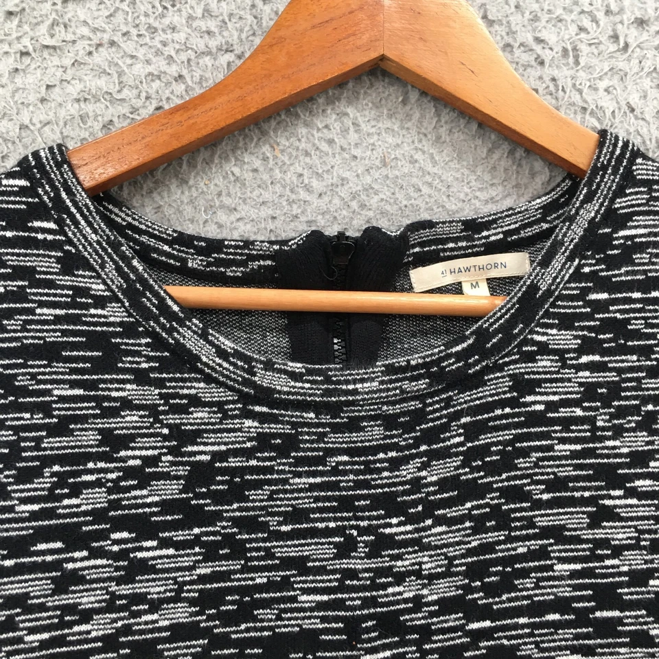 Vestido 41Hawthorn línea A para mujer gris medio jaspeado tejido sin mangas cremallera trasera Foto 4 de 4