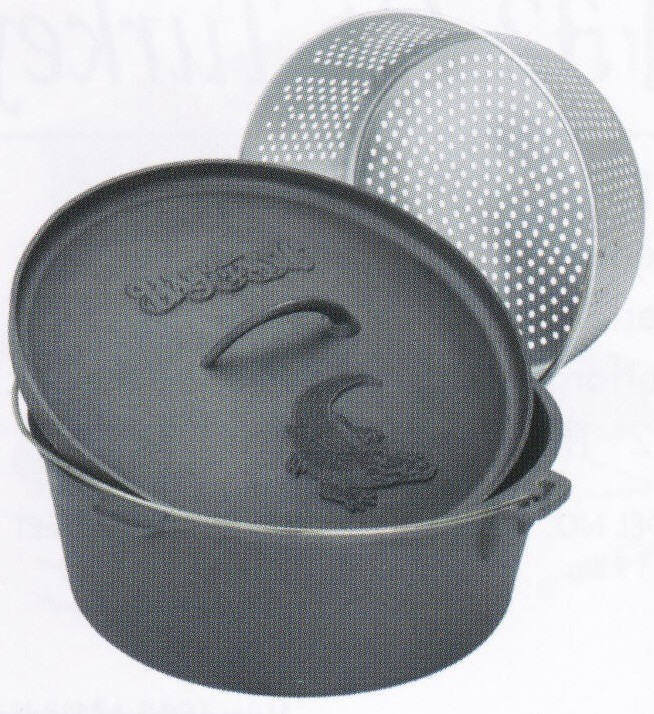 Bayou Classic 7420 20 Qt Cast Iron Dutch Oven Pot Lid Australia