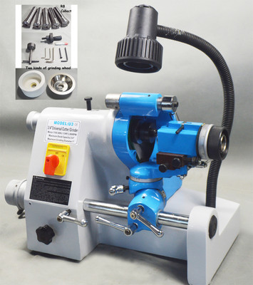 220V U3 R8 Universal Cutter Grinder Sharpener End Mill Lathe Bit Drill ...