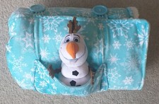 Disney Frozen Olaf Roll Up Blanket with small Olaf plush
