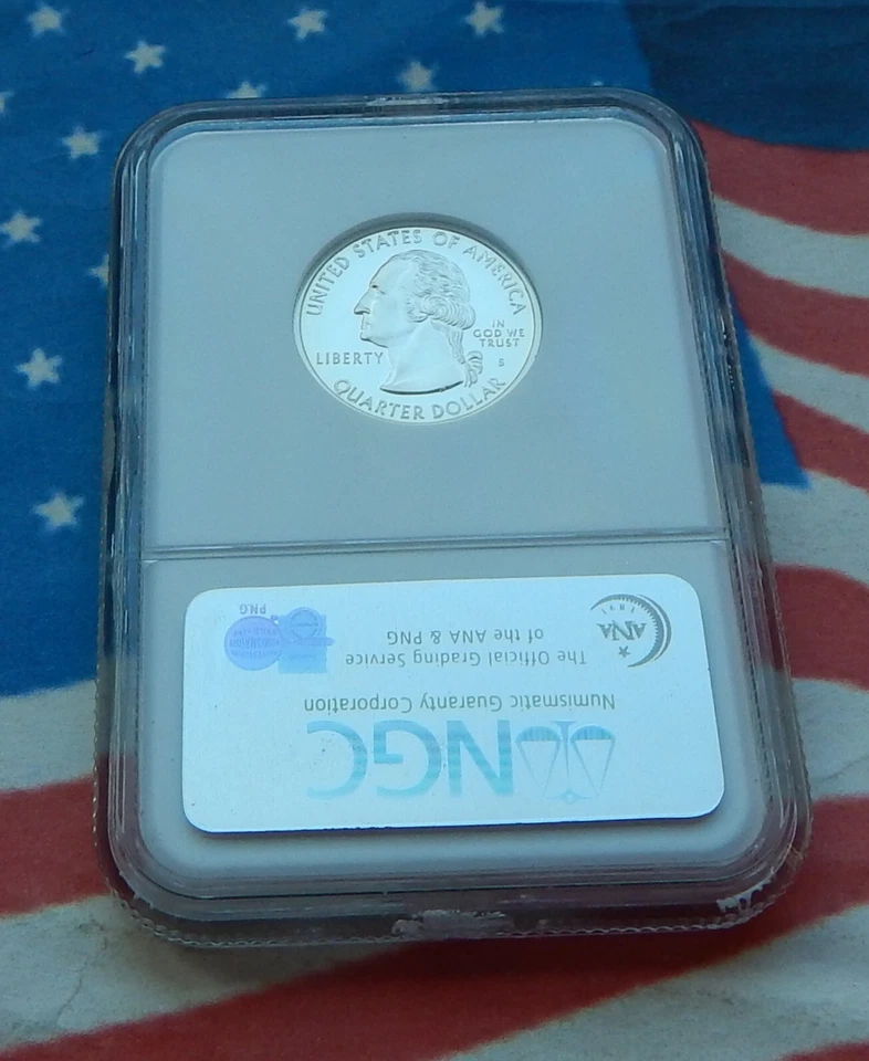 2000-S SOUTH CAROLINA SILVER QUARTER NGC PF 69 UC ~ BRILLIANT - Image 2 of 2