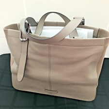 Vince Camuto Tote Elephant Grey Pebble Leather & Suede