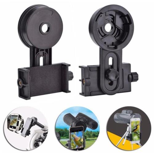 Universal Cell Phone Adapter Mount Adjustable Bracket for Telescope Microscope - Foto 1 di 10