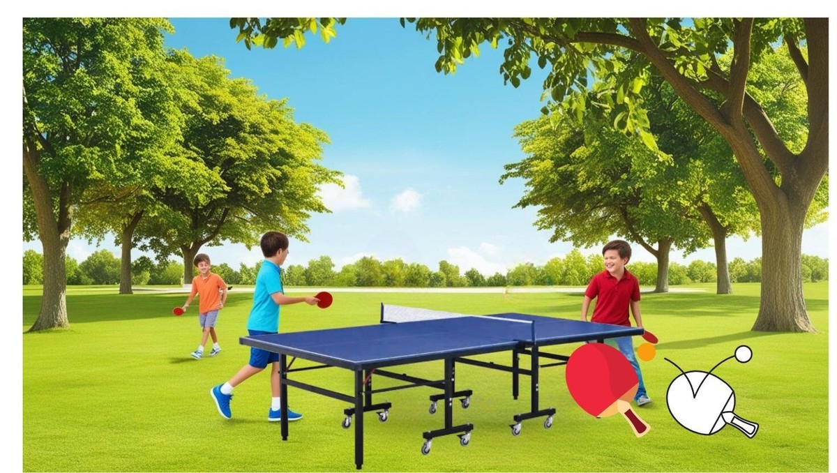 Tavolo Ping Pong Pieghevole HARD Ghost - Professionale Per Esterno 274x152cm