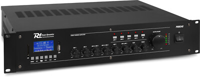 Power Dynamics PRM240 100V 6-CH Mixer-Verstärker 4-Zonen 240W