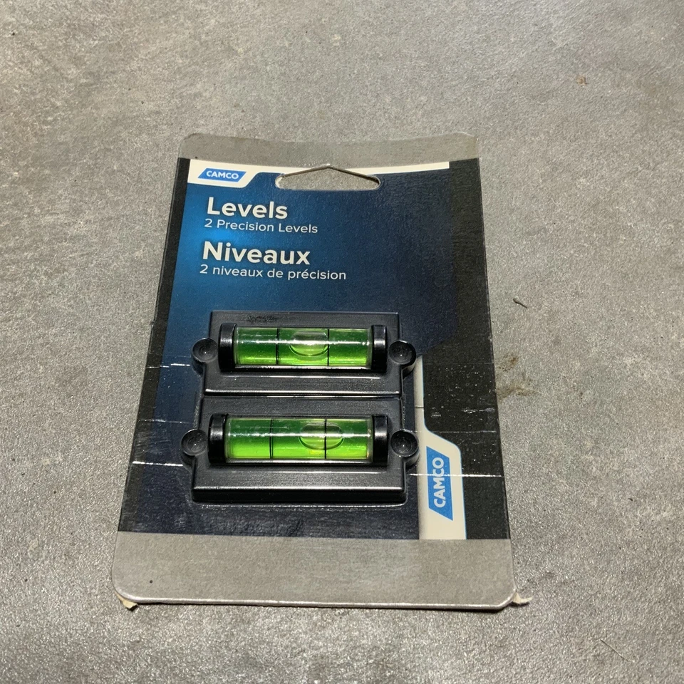 Johnson Post and Pipe Level with Acrylic Vials And Two Small RV Levels - Image 3 of 4