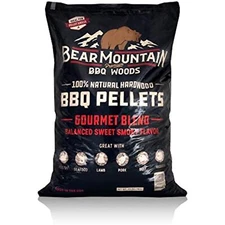 BEAR MOUNTAIN Premium BBQ WOODS 100% All-Natural Hardwood Pellets - Gourmet