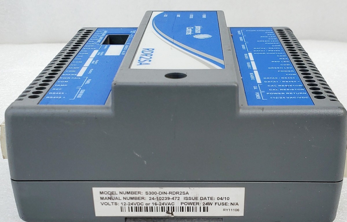 JOHNSON CONTROL S300-DIN-RDR2SA MODULE-PROVIDES INTERFACE CONTROL