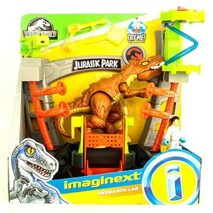 imaginext jurassic world research lab playset