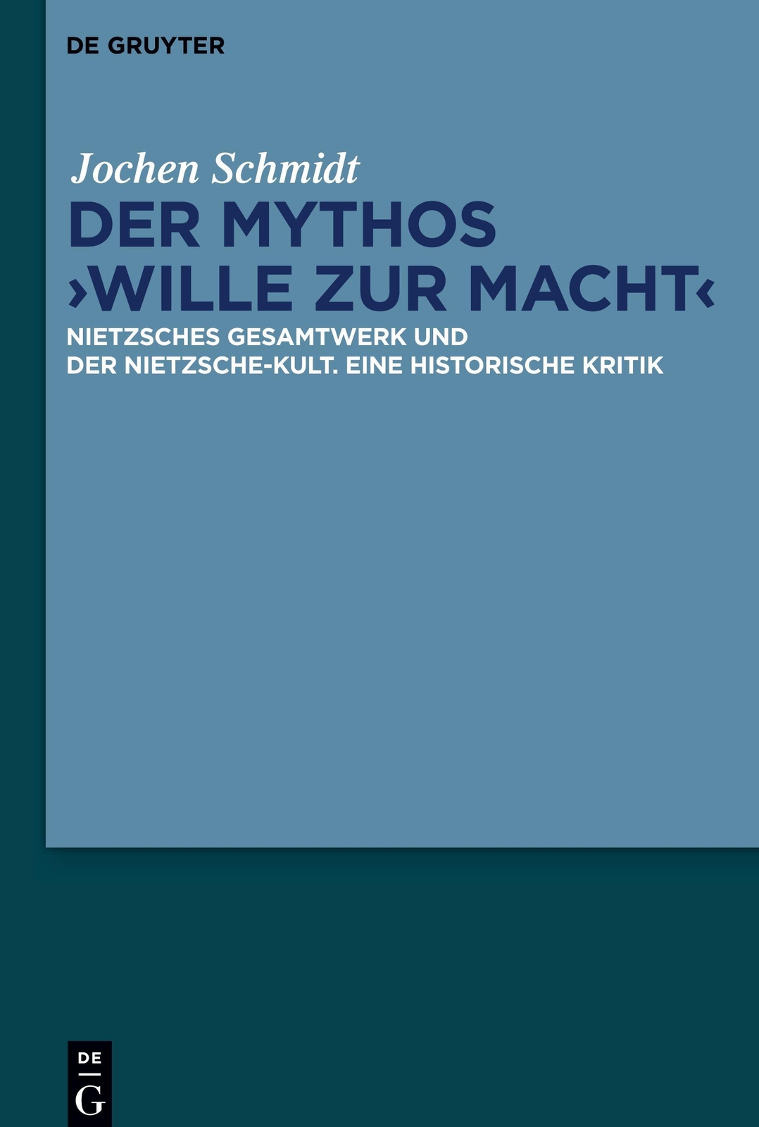 Thumbnail - Jochen Schmidt | Der Mythos Wille Zur Macht | Buch | Deutsch (2016) |