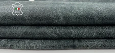DARK GREEN VERY  VINTAGE LOOK VEGETABLE TAN Soft Lamb Leather 5sqf 0.7mm #C6323