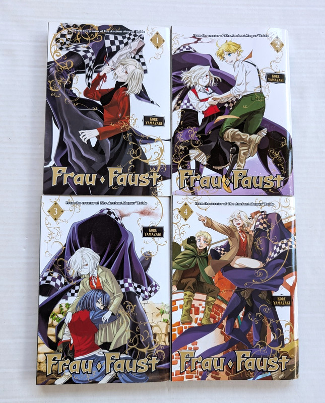 Frau Faust Manga Vol 1 2 3 4 English Kore Yamazaki 1st Printings