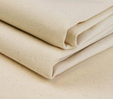 100 Cotton Natural Calico Unbleached Craft Fabric Medium Weight