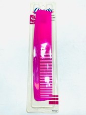 1 Vintage Goody 7-5/8 HOT PINK 1994 Plastic Style Line Hair Comb 00647
