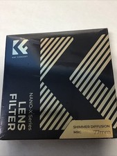 K F Concept Shimmer Diffusion MRC 77mm Lens Filter NANO-X Series NEW