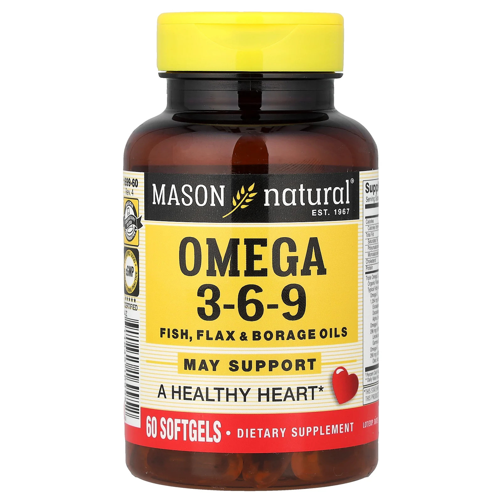 Omega 3-6-9 60 Softgels 3590₽