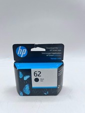 Original Genuine HP 62 Black Printer Ink Cartridge - New In Box OEM