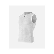 Sleeveless Primo Thermo Dry Pro Pearl Grey Silverskin Cycling Jersey