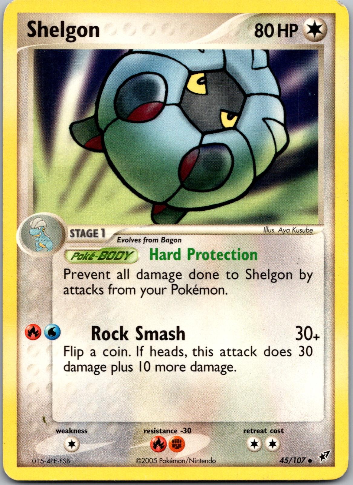 POKEMON SHELGON 45/107 UNCOMMON DEOXYS NM/M