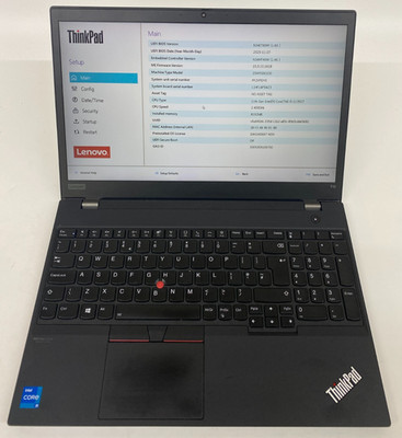 Lenovo ThinkPad T15 Gen 2 15'' i5 11. Gen 8GB RAM 128GB NVMe Grade B GBR