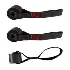 3 PCS Resistance Bands Door Anchor Attachment Secure Heavy black