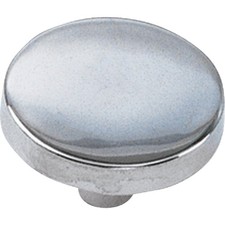 Laurey Tech Round 1-1/4 In. Dia. Chrome Cabinet Knob 34526 Laurey 34526