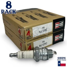 Champion Copper Plus 14 Spark Plug Rj12yc - 8 Pack