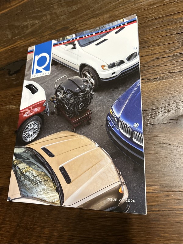 Roundel Magazine BMW Car Club Issue #2 2026 X5 Tribute, Chris Bangle, Hot Wheels